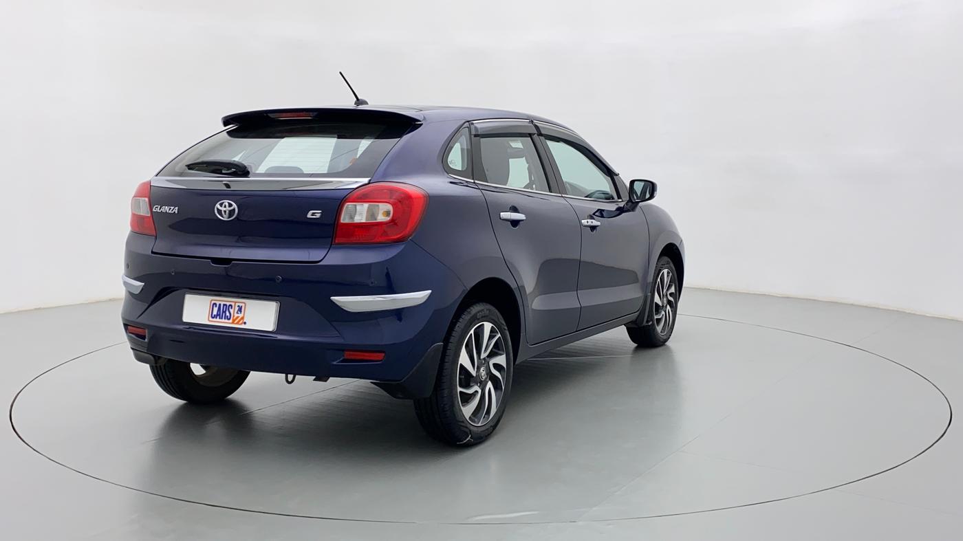 2021 Toyota Glanza G MT PETROL, Petrol, Manual, 6,142 km, Right Back Diagonal