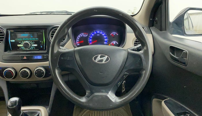 2014 Hyundai Xcent BASE 1.2, CNG, Manual, 1,22,625 km, Steering Wheel Close Up