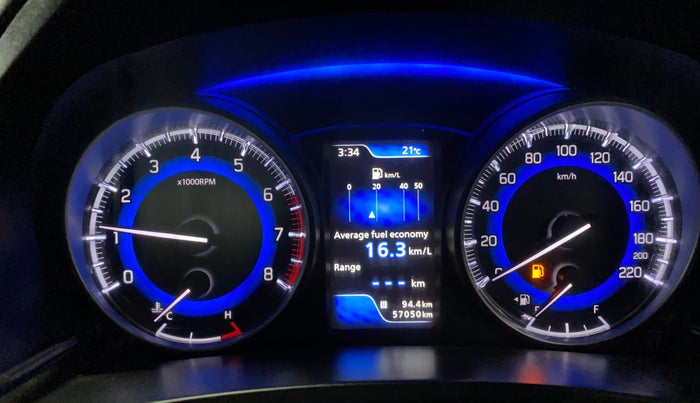 2021 Toyota Glanza G, Petrol, Manual, 57,040 km, Odometer Image