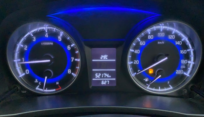 2017 Maruti Baleno DELTA 1.2 K12, Petrol, Manual, 52,241 km, Odometer View