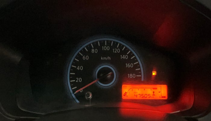 2017 Datsun Redi Go T (O), Petrol, Manual, 47,496 km, Odometer Image