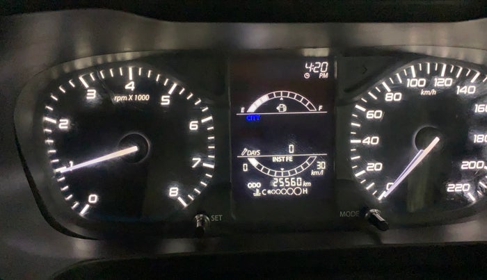 2021 Tata ALTROZ XE PETROL, Petrol, Manual, 25,547 km, Odometer Image