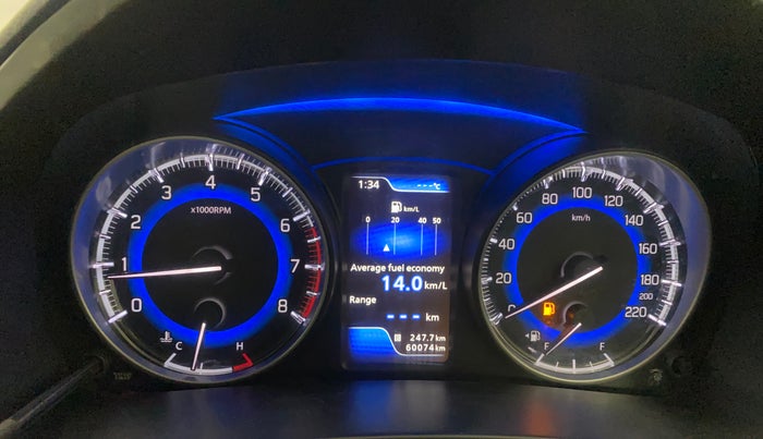 2016 Maruti Baleno ALPHA PETROL 1.2, Petrol, Manual, 60,031 km, Odometer Image