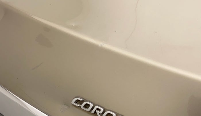 2014 Toyota Corolla Altis VL AT PETROL, Petrol, Automatic, 57,094 km, Dicky (Boot door) - Minor scratches