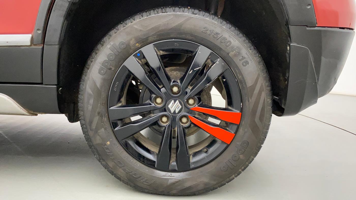 2018 Maruti Vitara Brezza ZDI PLUS DUAL TONE, Diesel, Manual, 21,138 km, Left Rear Wheel
