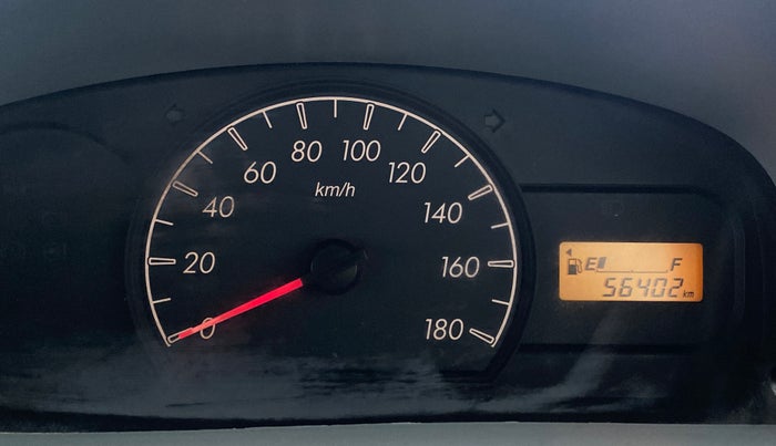 2012 Maruti Alto LXI, Petrol, Manual, 56,438 km, Odometer Image