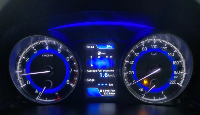 2016 Maruti Baleno ZETA 1.2 K12, Petrol, Manual, 53,222 km, Odometer Image