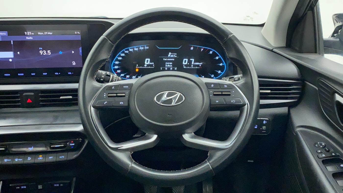 2020 Hyundai NEW I20 ASTA (O) 1.2 MT, Petrol, Manual, 34,497 km, Steering Wheel Close Up