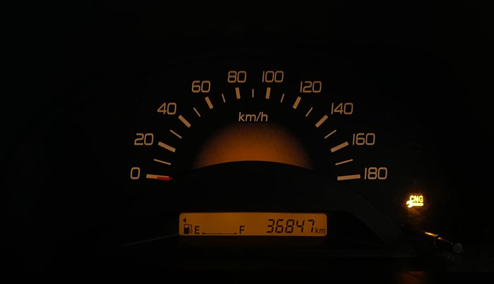 2017 Maruti Wagon R 1.0 LXI CNG, CNG, Manual, 36,847 km, Odometer Image