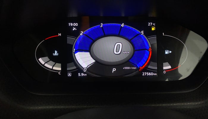 2021 Nissan MAGNITE XV PREMIUM TURBO (O) CVT, Petrol, Automatic, 27,635 km, Odometer Image