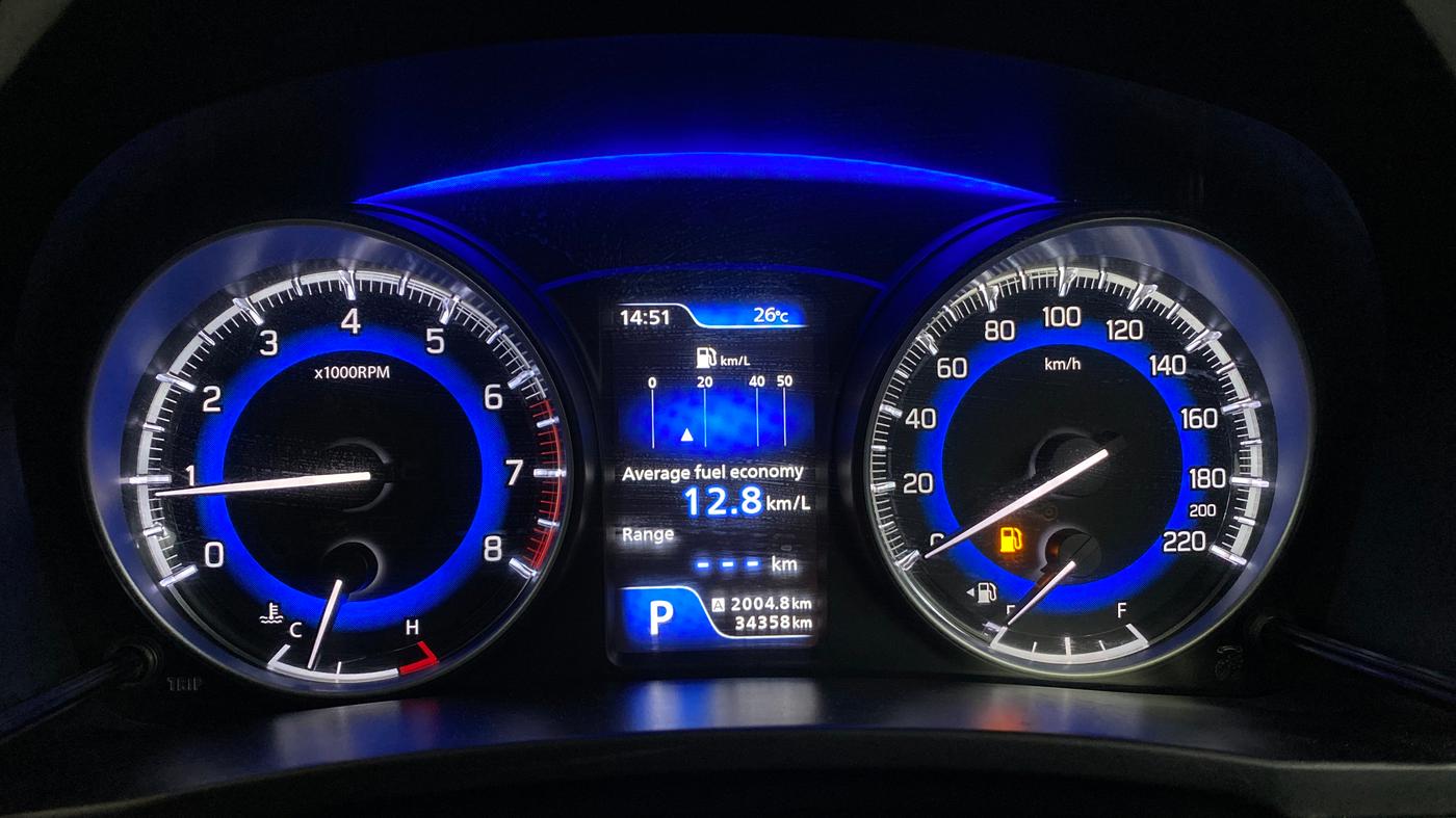 2021 Toyota Glanza G CVT, Petrol, Automatic, 34,268 km, Odometer Image