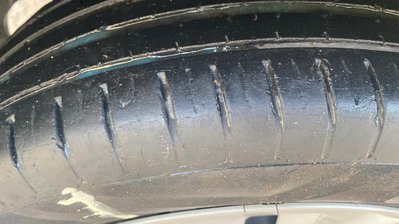 2023 Maruti Baleno DELTA PETROL 1.2, Petrol, Manual, 24,586 km, Right Rear Tyre Tread