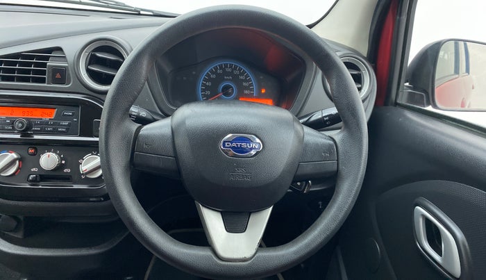 2018 Datsun Redi Go 1.0 S AT, Petrol, Automatic, 15,071 km, Steering Wheel Close Up