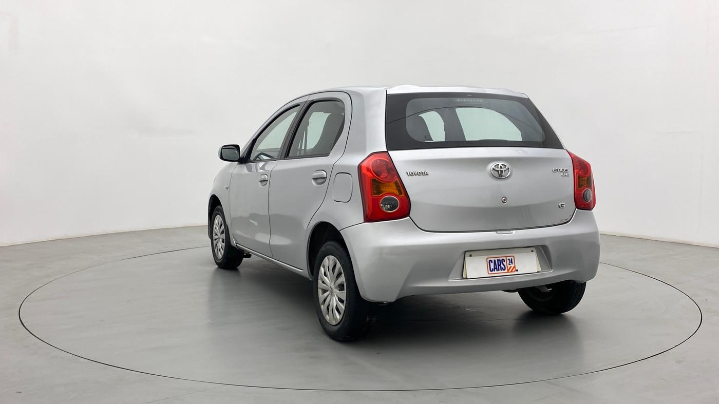 2011 Toyota Etios Liva G, Petrol, Manual, 78,193 km, Left Back Diagonal