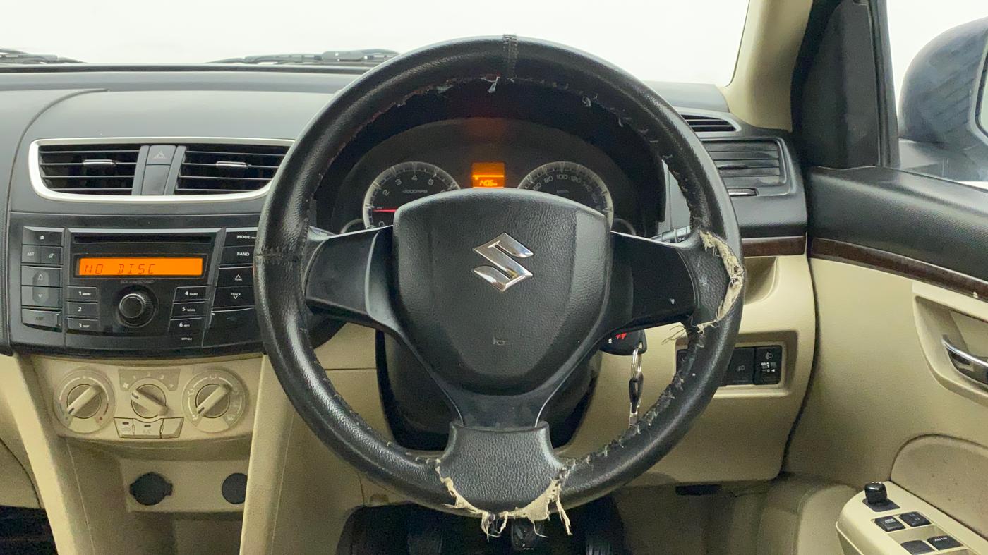 2012 Maruti Swift Dzire VXI, Petrol, Manual, 21,338 km, Steering Wheel Close Up