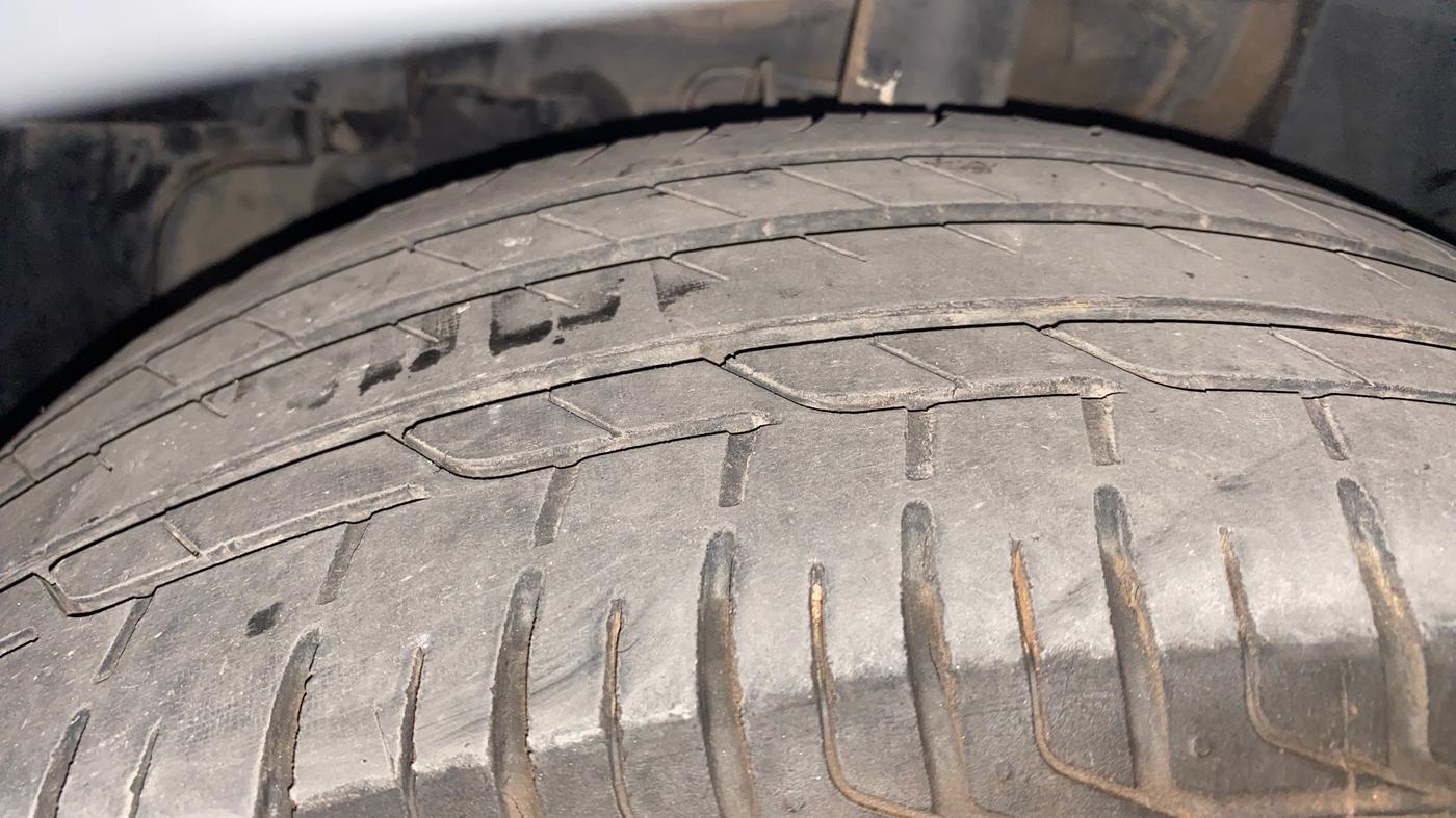 2021 Tata NEXON XZA PLUS PETROL, Petrol, Automatic, 22,732 km, Left Front Tyre Tread