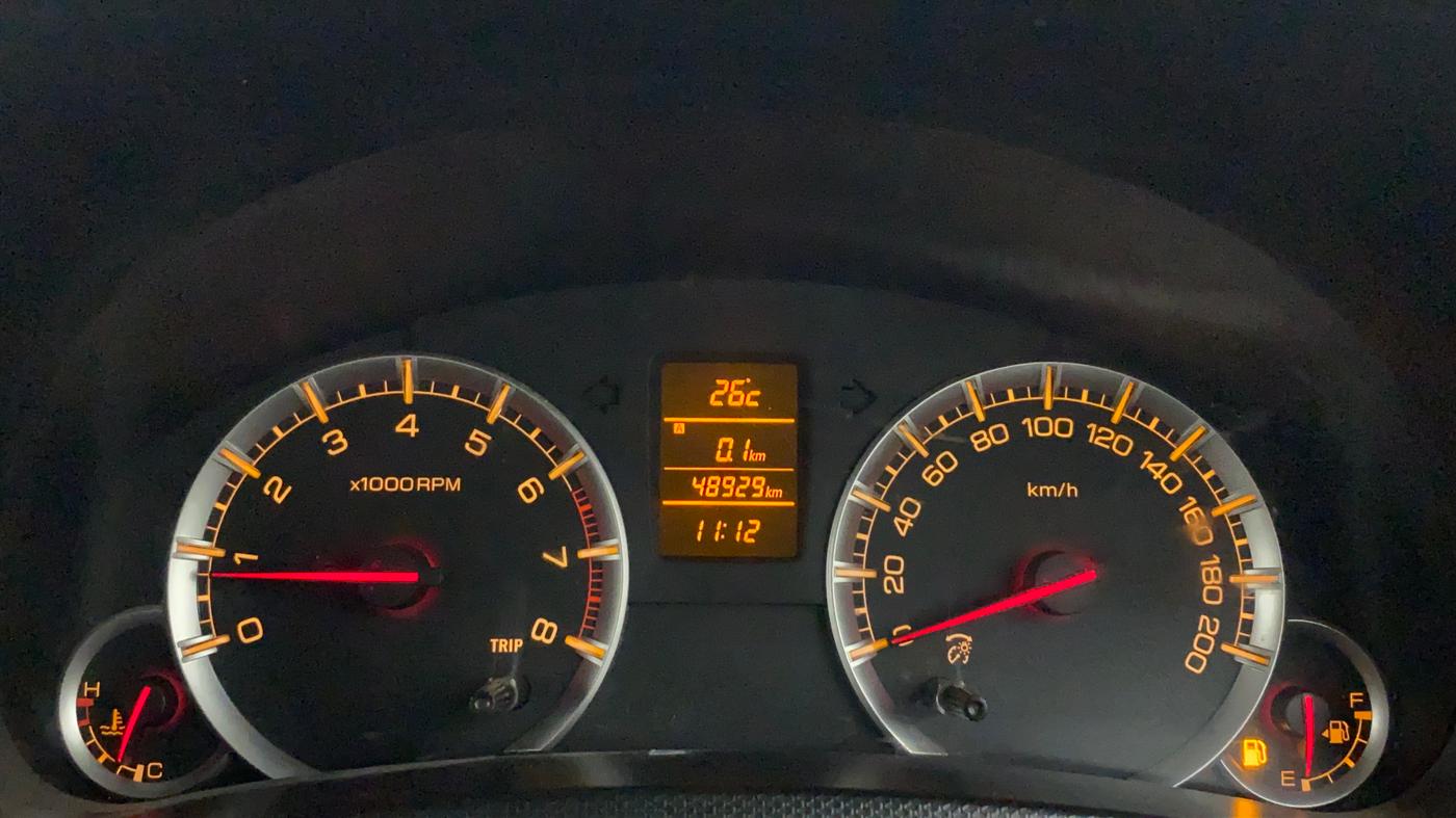 2014 Maruti Swift ZXI, Petrol, Manual, 48,929 km, Odometer Image