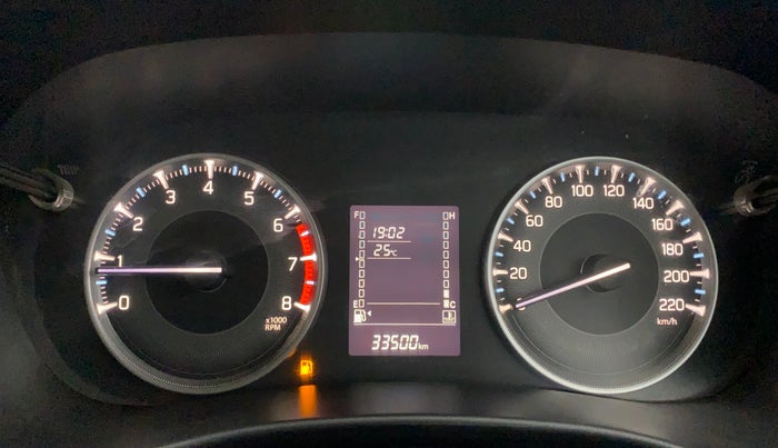 2024 Maruti FRONX DELTA PLUS 1.2MT, Petrol, Manual, 33,477 km, Odometer Image