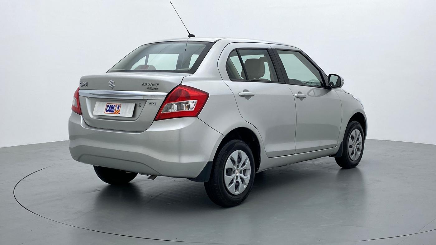 2014 Maruti Swift Dzire VXI 1.2 BS IV, Petrol, Manual, 49,975 km, Right Back Diagonal (45- Degree) View
