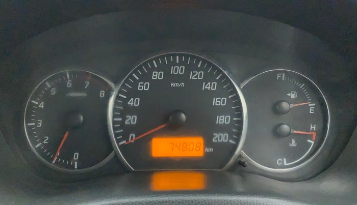2011 Maruti Swift VXI, Petrol, Manual, 74,907 km, Odometer Image