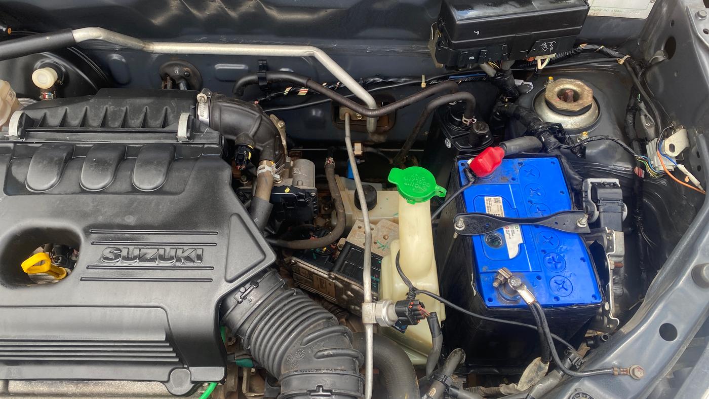 2018 Maruti Alto K10 VXI (O) AMT, Petrol, Automatic, 47,738 km, Engine View - Left