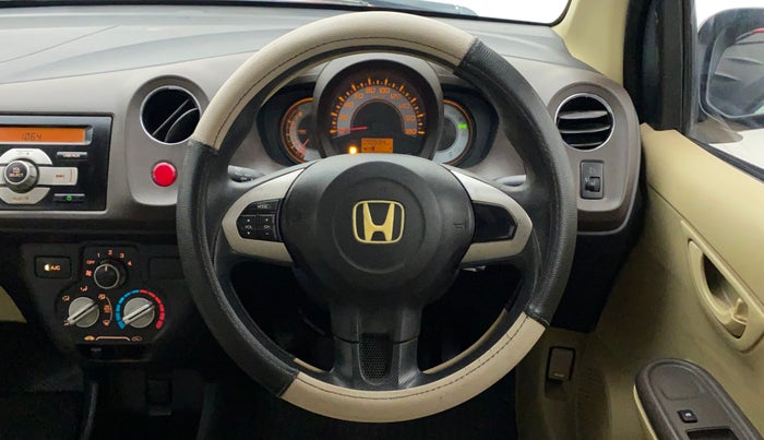 2012 Honda Brio S MT, Petrol, Manual, 90,594 km, Steering Wheel Close Up