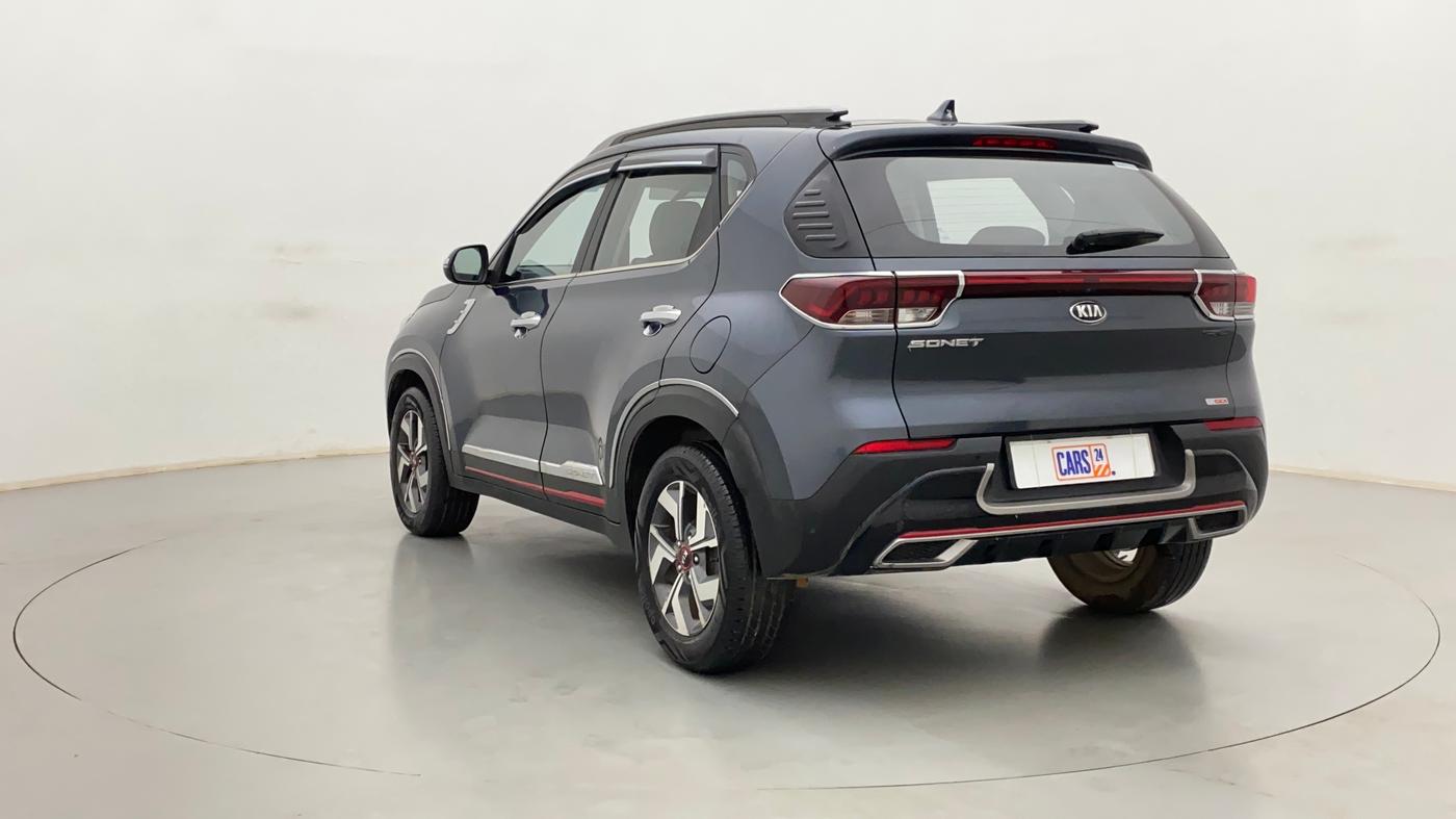 2020 KIA SONET GTX + 1.0 IMT, Petrol, Manual, 29,746 km, Left Back Diagonal