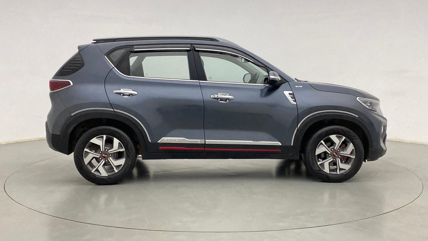 2020 KIA SONET GTX + 1.0 IMT, Petrol, Manual, 29,746 km, Right Side View