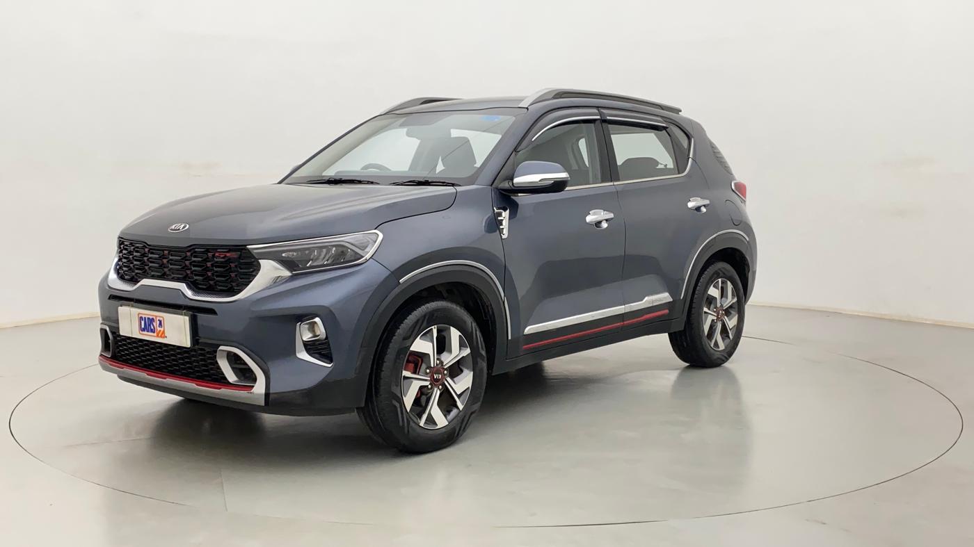 2020 KIA SONET GTX + 1.0 IMT, Petrol, Manual, 29,746 km, Left Front Diagonal
