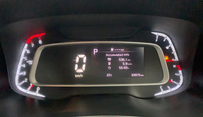 2020 KIA SONET GTX PLUS 1.0 DCT, Petrol, Automatic, 33,942 km, Odometer Image