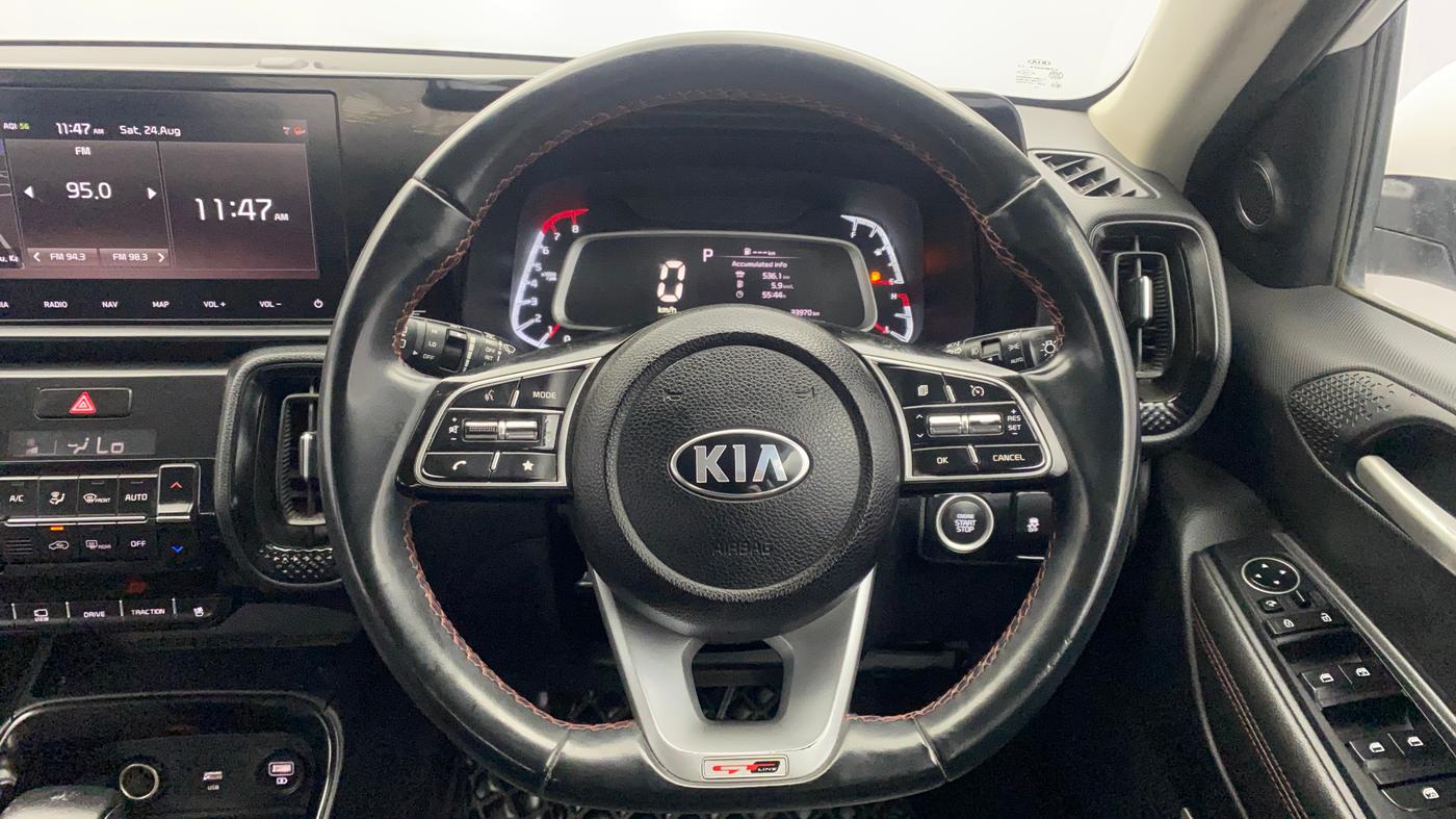 2020 KIA SONET GTX PLUS 1.0 DCT, Petrol, Automatic, 33,942 km, Steering Wheel Close Up