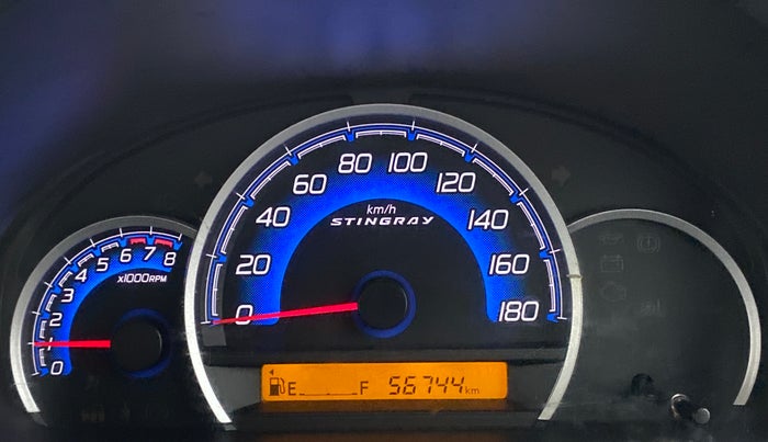 2014 Maruti Wagon R Stingray VXI, Petrol, Manual, 56,743 km, Odometer Image