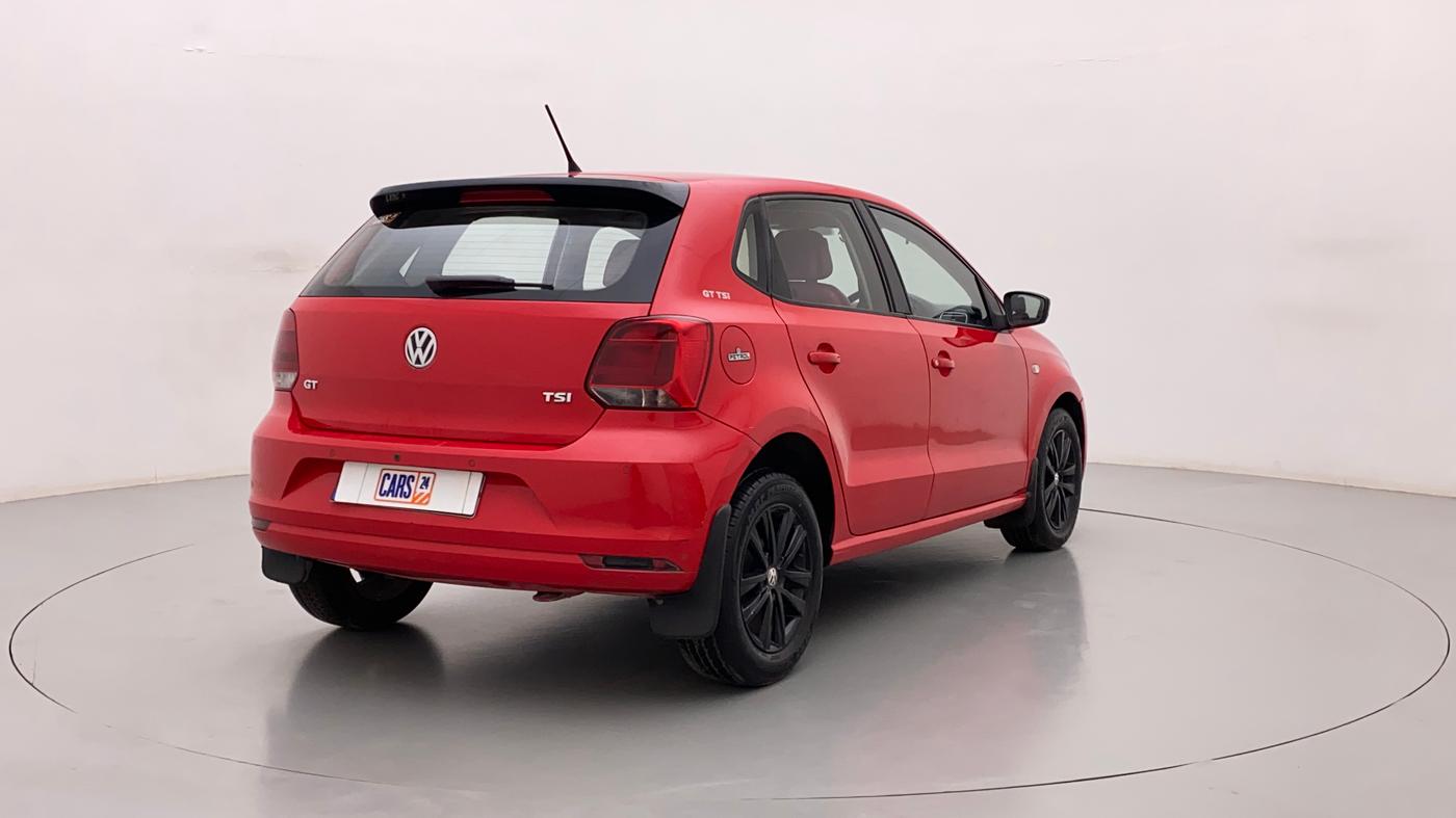 2015 Volkswagen Polo GT TSI AT, Petrol, Automatic, 1,05,518 km, Right Back Diagonal