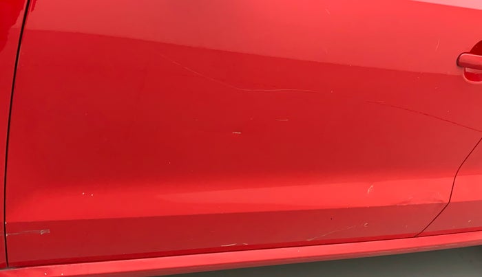 2015 Volkswagen Polo GT TSI AT, Petrol, Automatic, 1,05,518 km, Front passenger door - Slightly dented