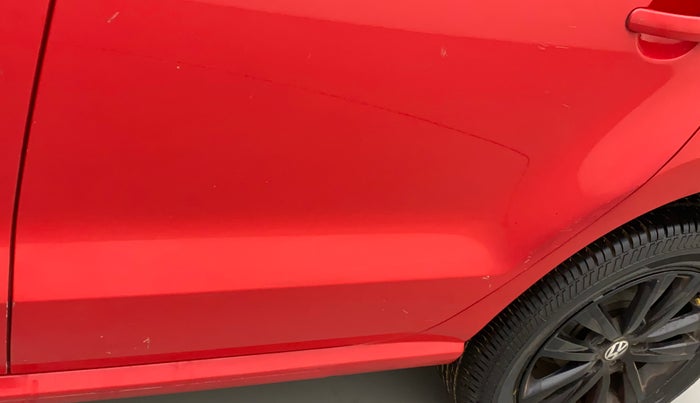 2015 Volkswagen Polo GT TSI AT, Petrol, Automatic, 1,05,518 km, Rear left door - Minor scratches