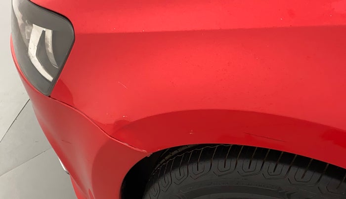 2015 Volkswagen Polo GT TSI AT, Petrol, Automatic, 1,05,518 km, Left fender - Slightly dented