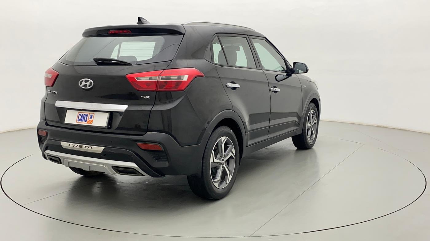 2019 Hyundai Creta SX AT 1.6 PETROL, Petrol, Automatic, 26,003 km, Right Back Diagonal