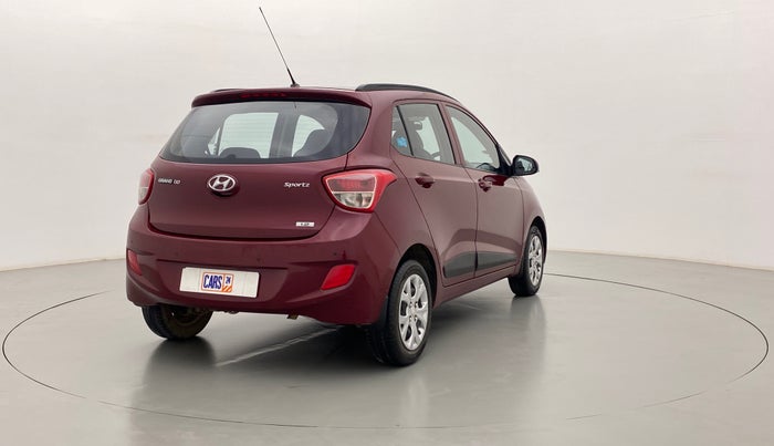 2015 Hyundai Grand i10 SPORTZ 1.2 KAPPA VTVT, Petrol, Manual, 44,816 km, Right Back Diagonal