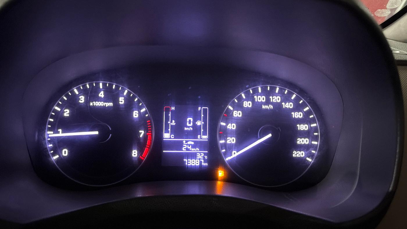 2016 Hyundai Creta S 1.6 PETROL, Petrol, Manual, 73,877 km, Odometer Image
