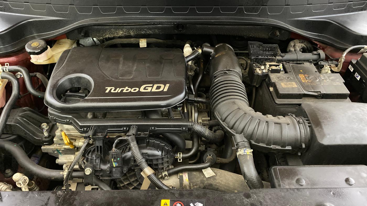 2023 KIA SONET HTX 1.0 DCT, Petrol, Automatic, 14,230 km, Engine View