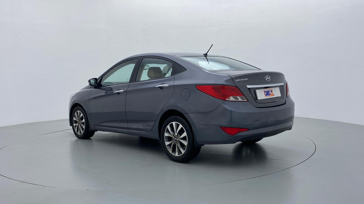 2015 Hyundai Verna FLUIDIC 1.6 SX CRDI, Diesel, Manual, 47,327 km, Left Back Diagonal (45- Degree) View