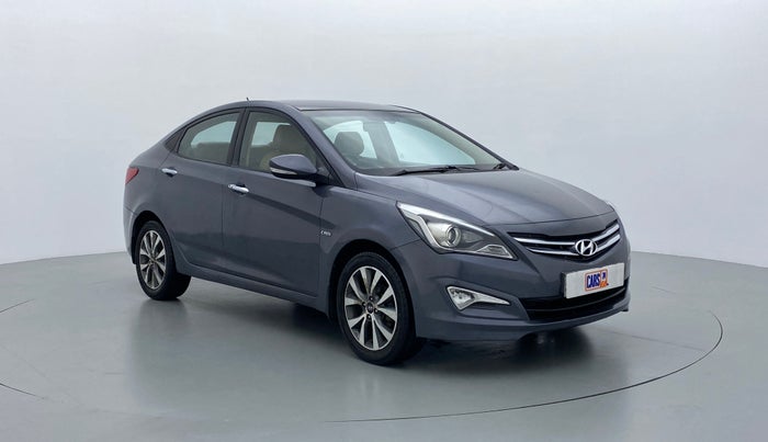 2015 Hyundai Verna FLUIDIC 1.6 SX CRDI, Diesel, Manual, 47,327 km, Right Front Diagonal (45- Degree) View