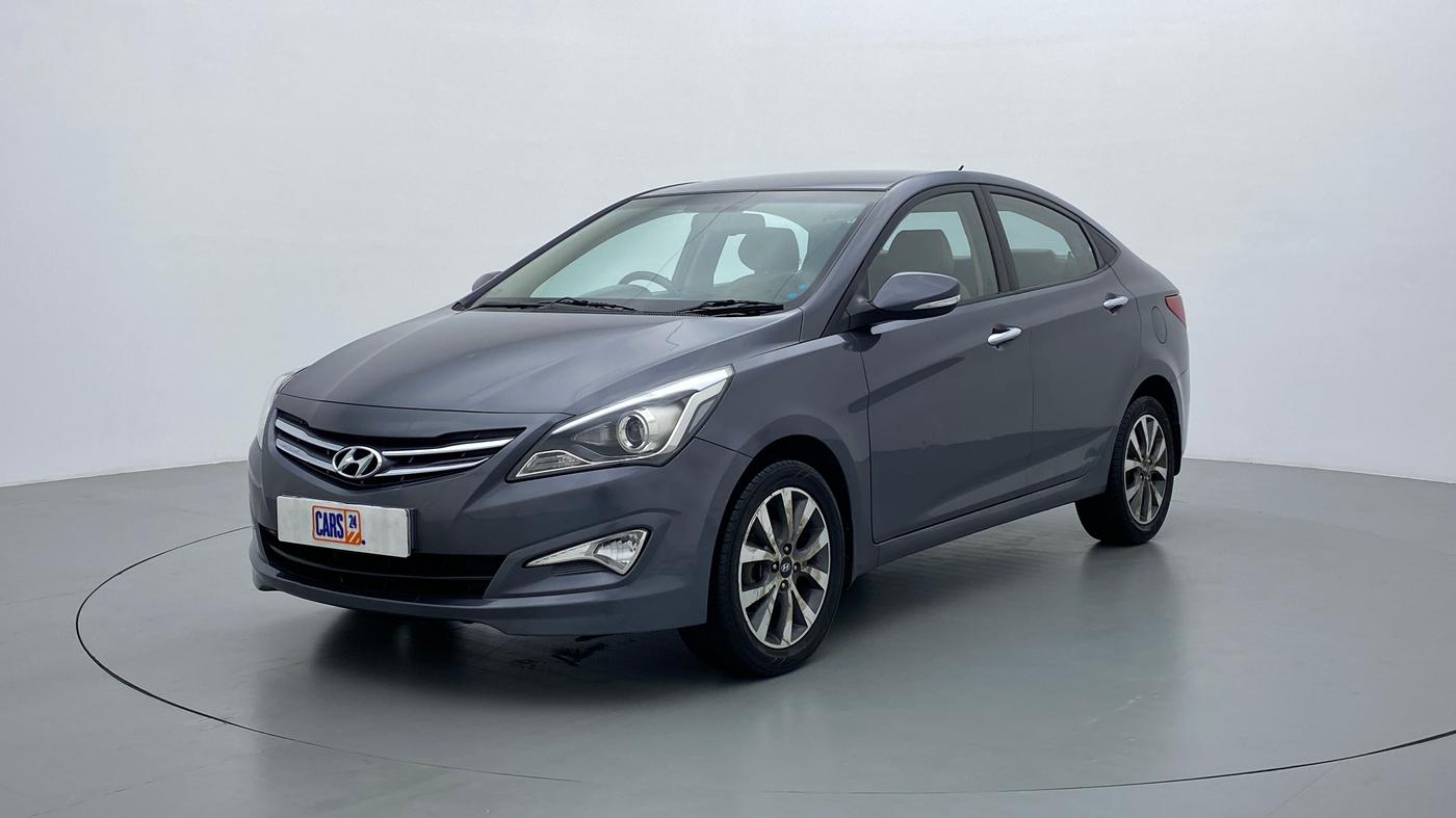 2015 Hyundai Verna FLUIDIC 1.6 SX CRDI, Diesel, Manual, 47,327 km, Left Front Diagonal (45- Degree) View