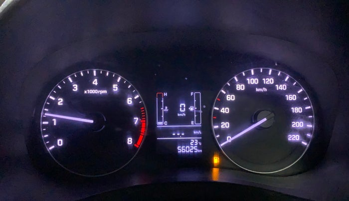 2018 Hyundai Creta SX 1.6 PETROL, Petrol, Manual, 56,024 km, Odometer Image