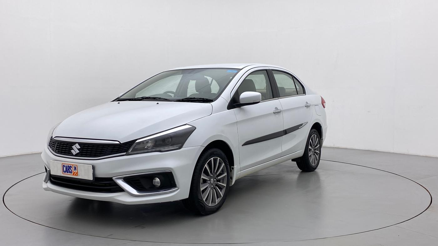 2021 Maruti Ciaz ALPHA 1.5 AT SHVS, Petrol, Automatic, 7,674 km, Left Front Diagonal