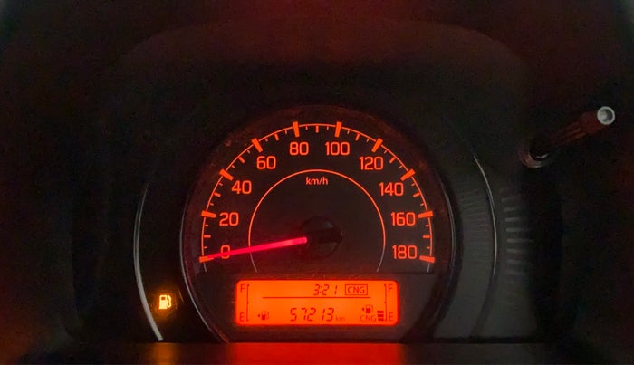 2020 Maruti New Wagon-R LXI CNG 1.0, CNG, Manual, 57,213 km, Odometer Image