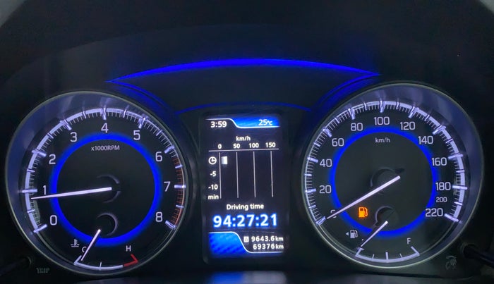 2017 Maruti Baleno ALPHA 1.2 K12, Petrol, Manual, 69,867 km, Odometer Image