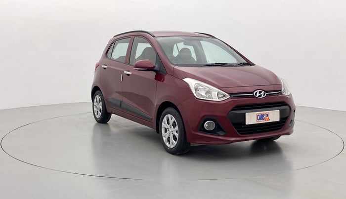 2014 Hyundai Grand i10 SPORTZ 1.2 KAPPA VTVT, Petrol, Manual, 36,584 km, Right Front Diagonal