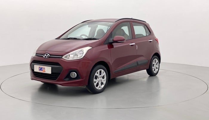 2014 Hyundai Grand i10 SPORTZ 1.2 KAPPA VTVT, Petrol, Manual, 36,584 km, Left Front Diagonal