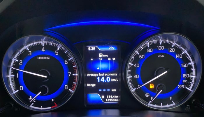 2021 Toyota Glanza G, Petrol, Manual, 12,954 km, Odometer Image